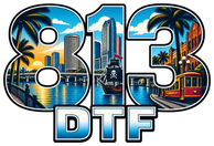 813 DTF – Tampa DTF transfers logo