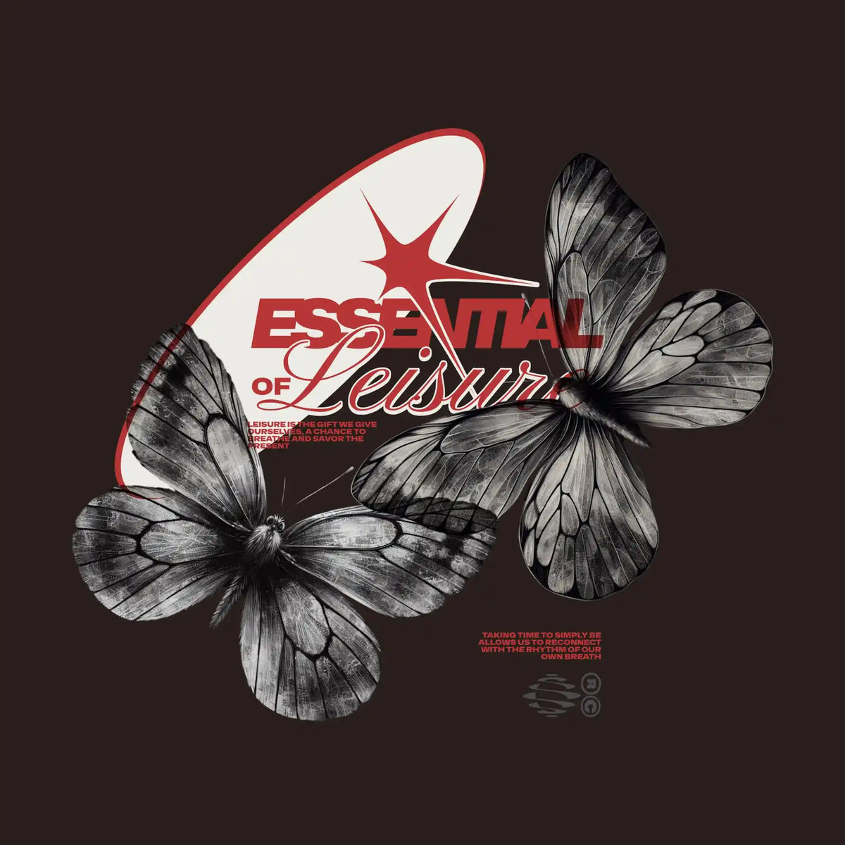 Essential Leisure Butterflies Streetwear DTF Transfer