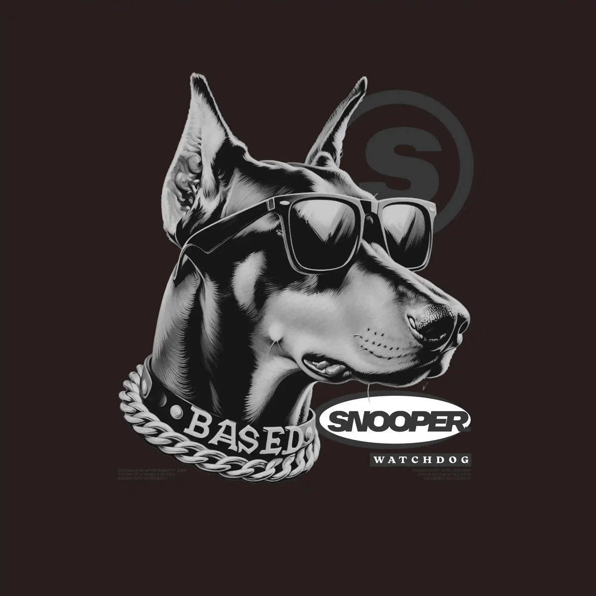 Snooper Doberman Sunglasses Streetwear DTF Transfer