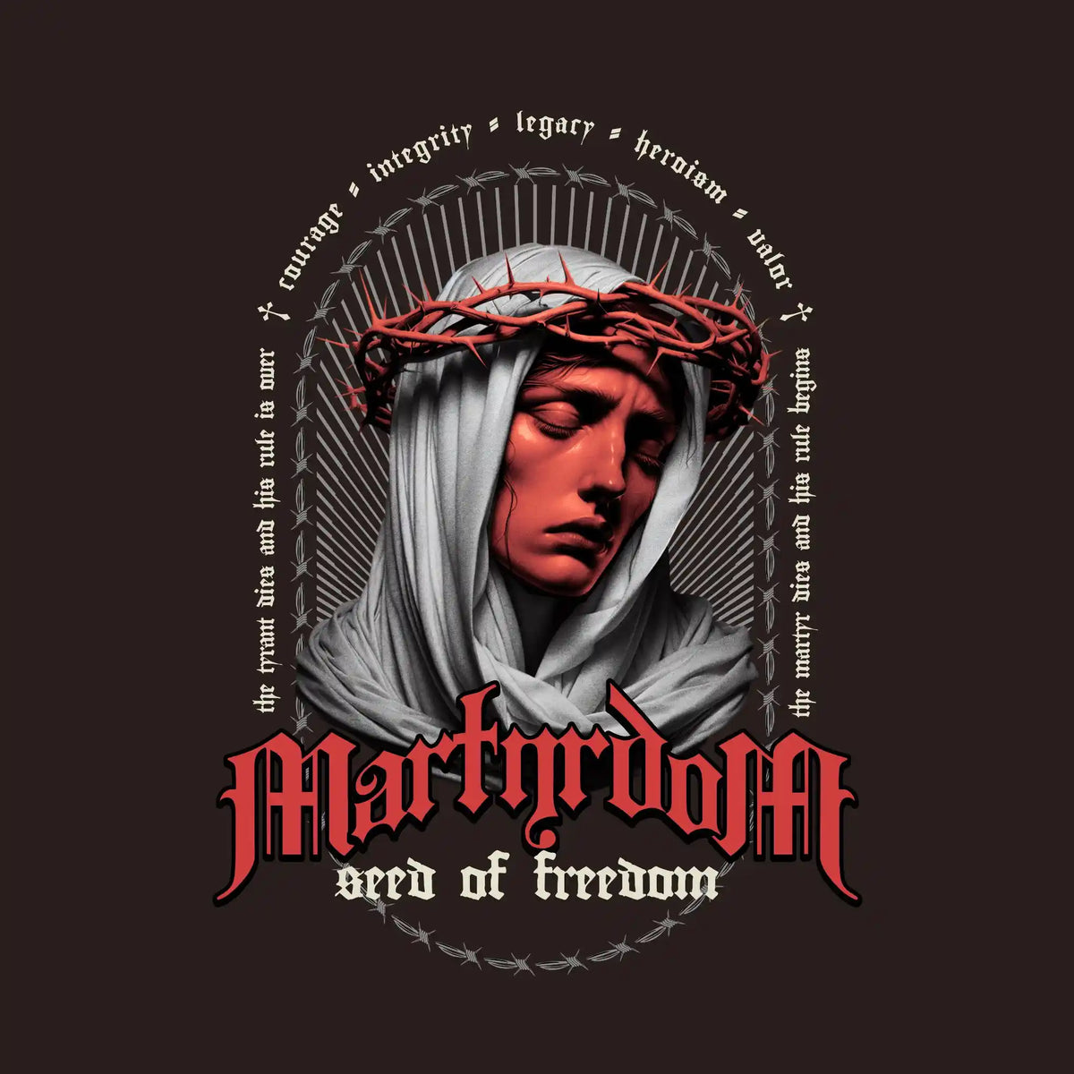 Martyrdom Seed of Freedom Streetwear DTF Transfer