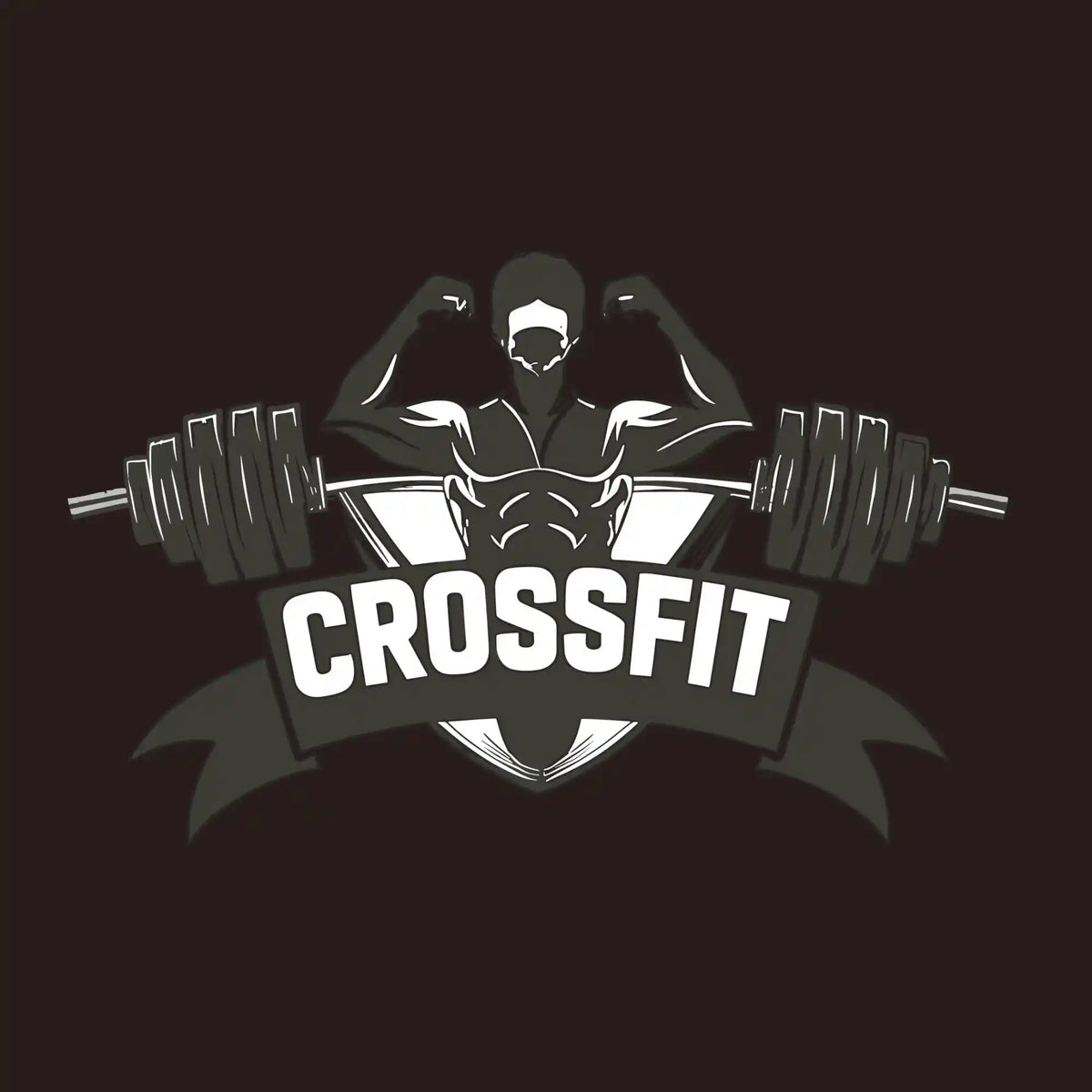 CrossFit Barbell Athlete Gym DTF Transfer