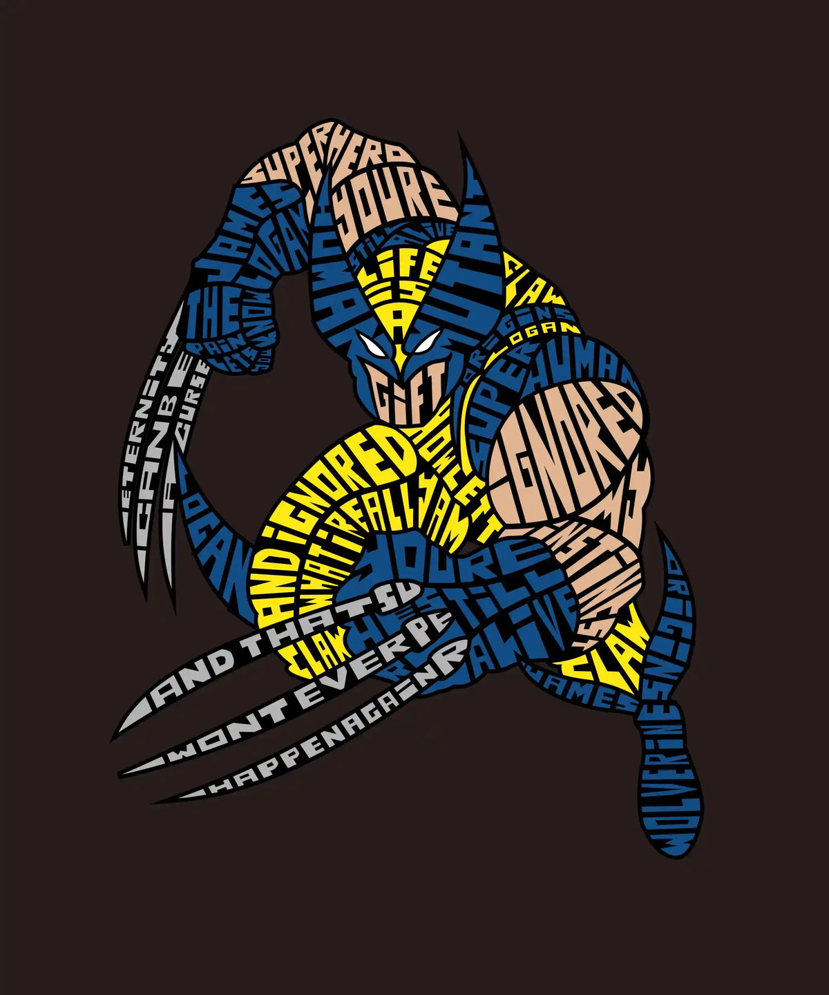 Trendy Calligram 45