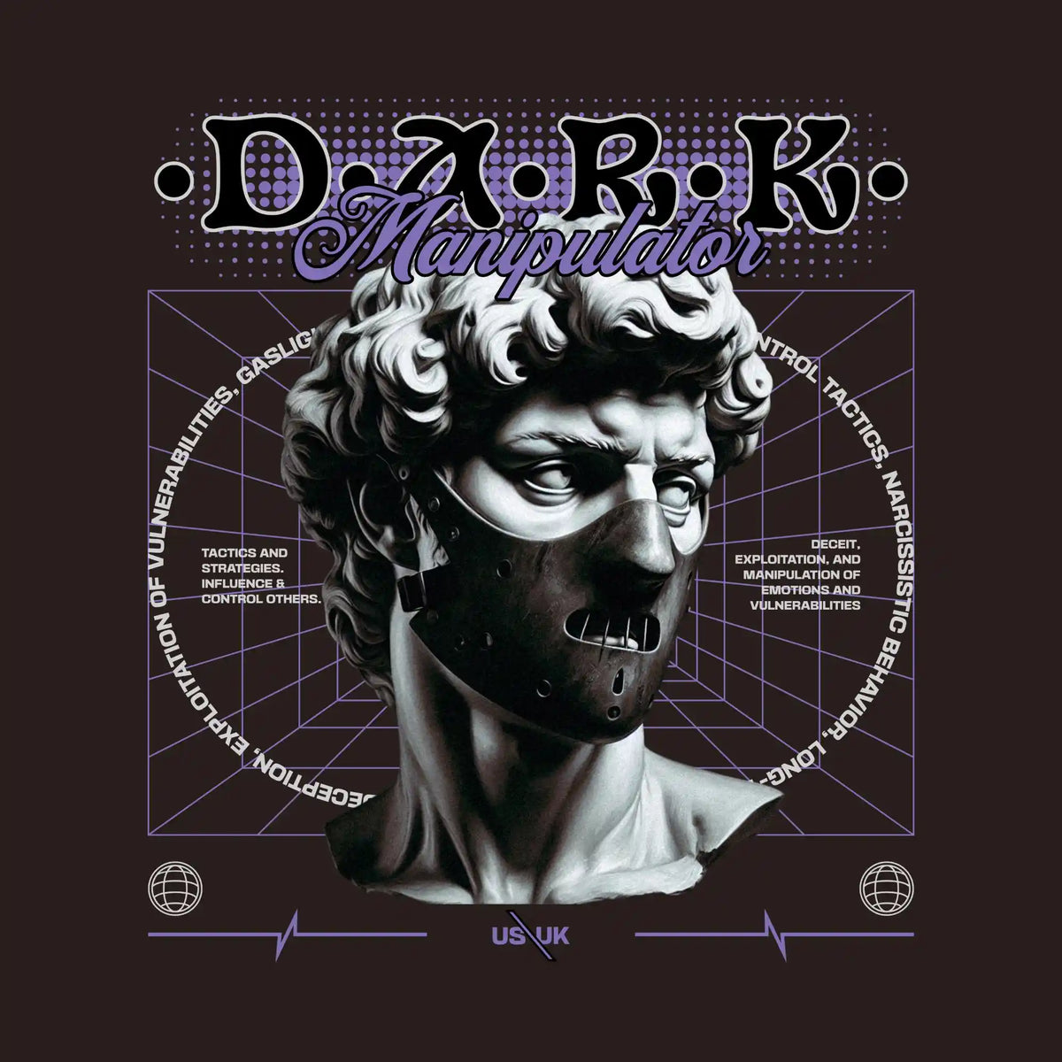 Dark Renaissance Statue Streetwear DTF Transfer